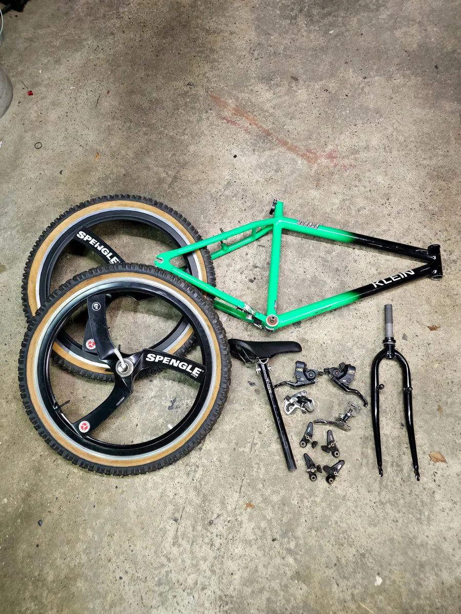 Klein Rascal 1991 Gloss Black Bright Green view 2
