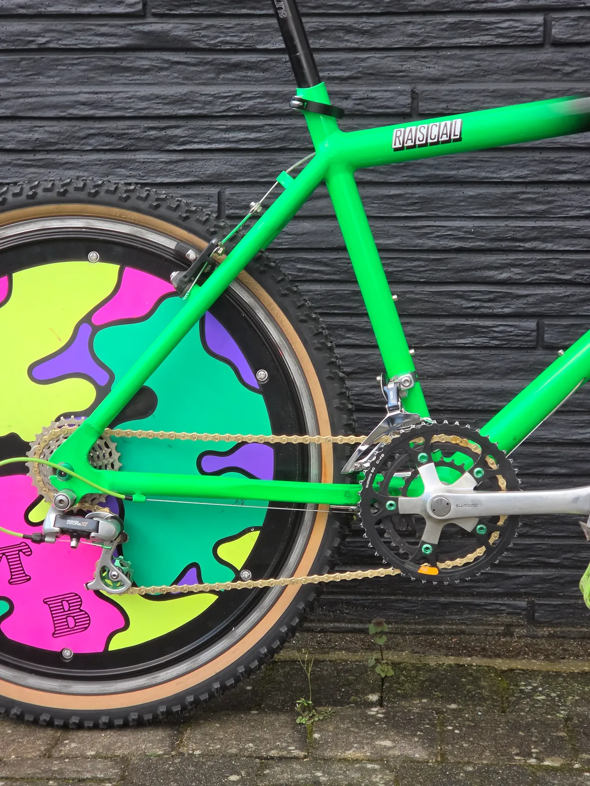 Klein Rascal 1991 Gloss Black Bright Green view 35