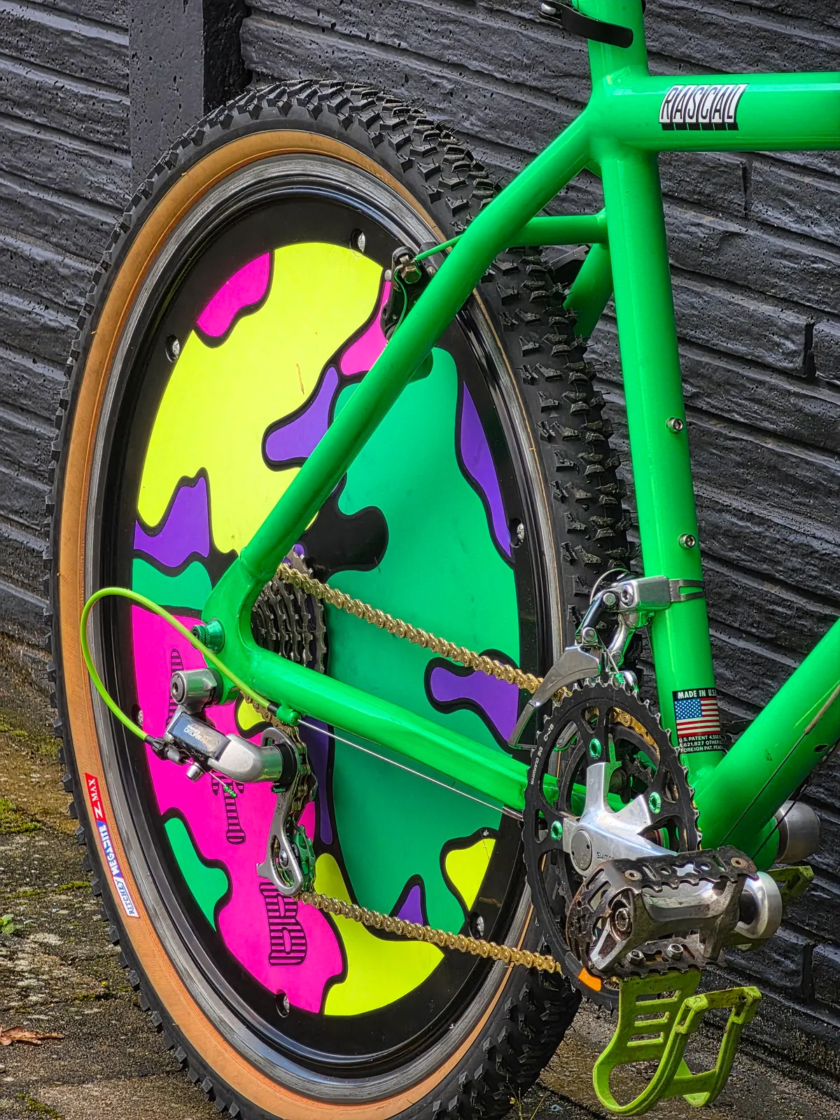 Klein Rascal 1991 Gloss Black Bright Green view 37