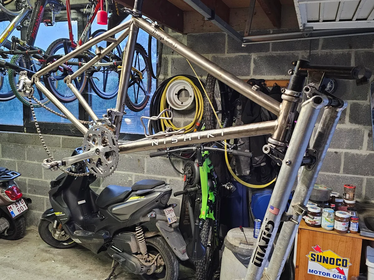 Nishiki titanium 1992 view 2