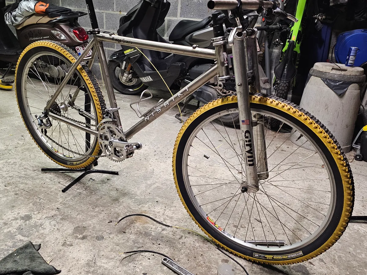 Nishiki titanium 1992 view 3