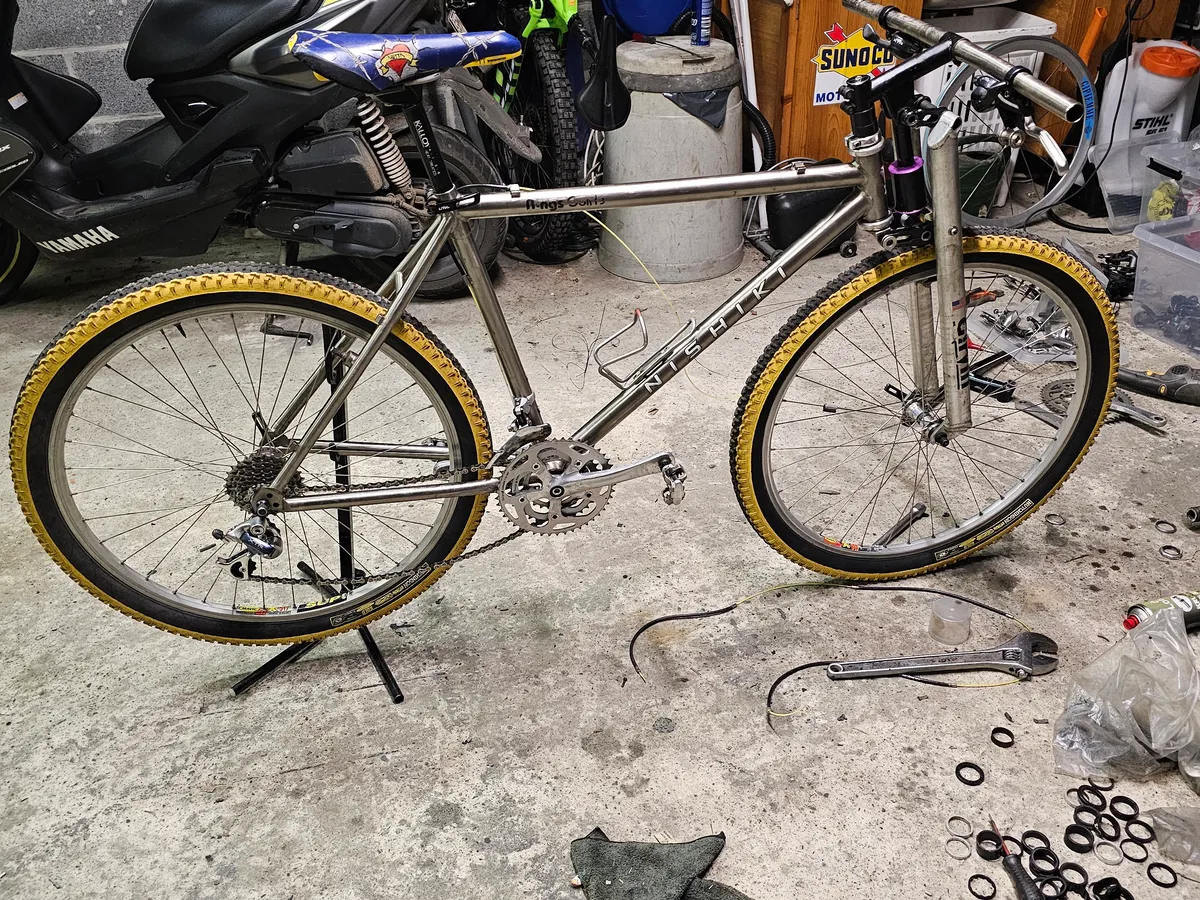 Nishiki titanium 1992 view 4