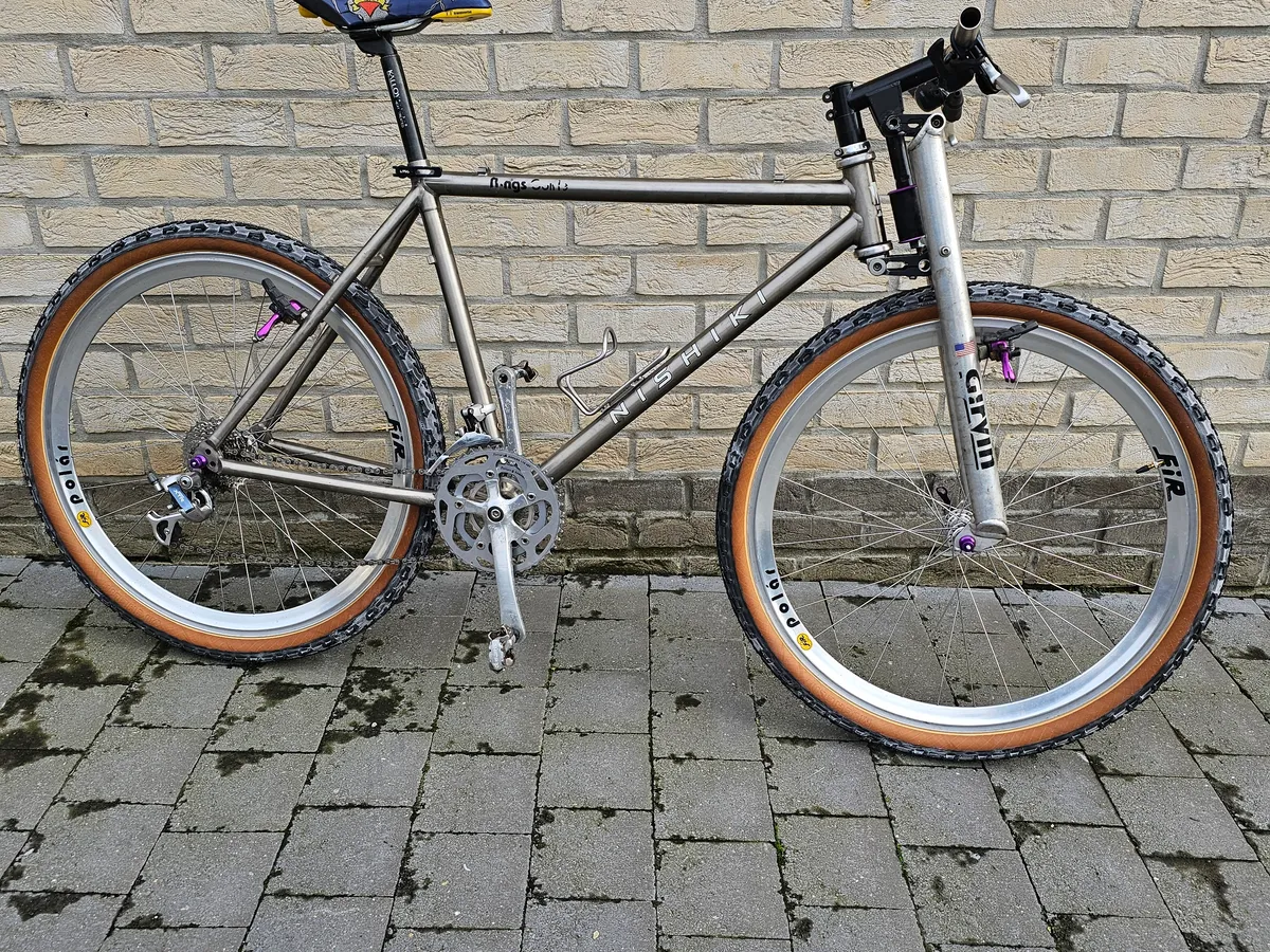 Nishiki titanium 1992 view 9